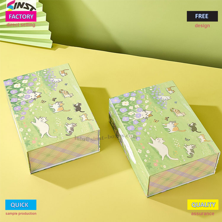 Сүйкімді мысық плюш кулонды сыйлық қорабы